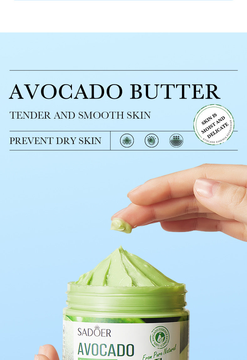 Full English Plant Body Lotion SADOER Avocado Moisturizing Rose Butter Body Lotion  Wholesale