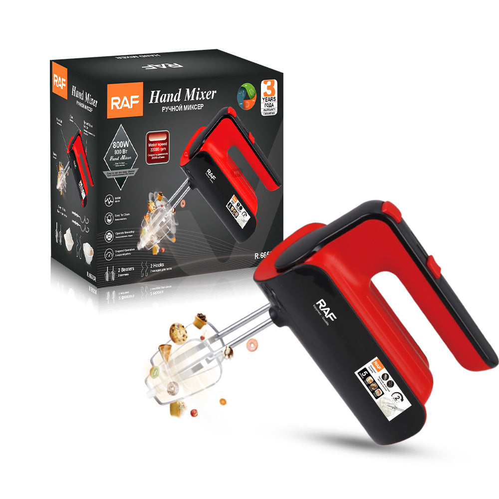 Electric Egg Beater for Home Use, Dough Kneading, Baking, Small Cake Mixer, Automatic Egg Beater, Cream Mixer R.6653