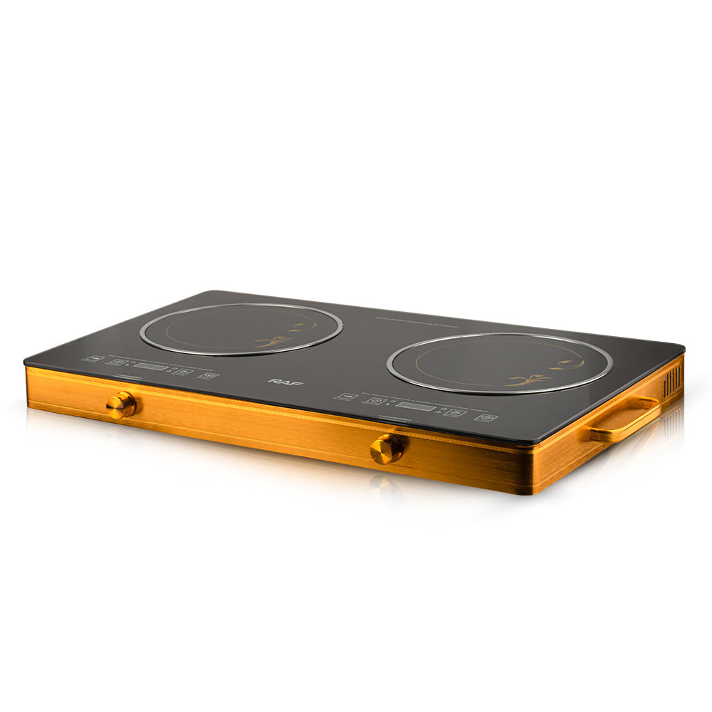 European Style Double Burner Energy-Saving Stove High-power Dual-burner Electric Ceramic Stove Household Multi-functional Light Wave Induction Cooker3500W