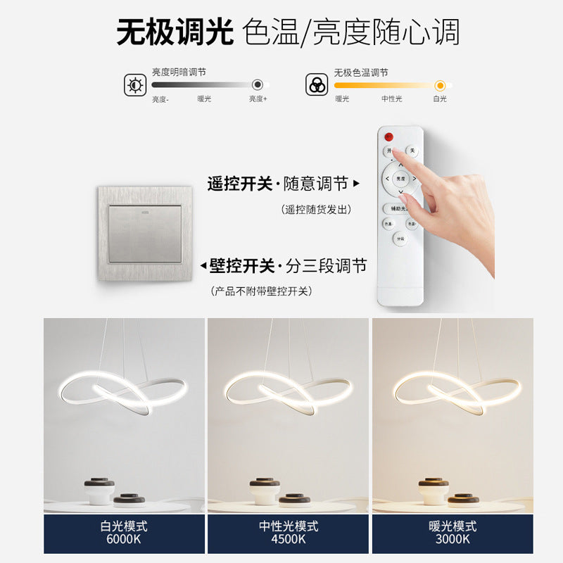 Restaurant Pendant Light Modern Minimalist Dining Room Table Lamp Bar Counter Internet Celebrity Bedroom Pendant Light2025New Model Zhongshan Lighting