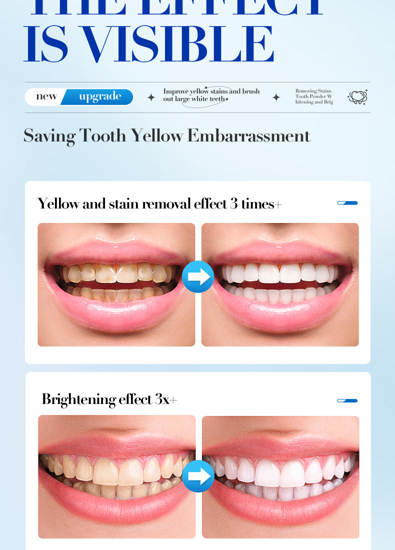 All English Tooth Powder50g SADOER Clean Tooth Stains, Care for Gums, Freshen Oral Care,  Foreign Trade Wholesale