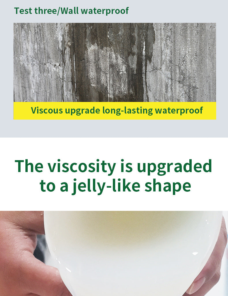 Transparent Waterproof Glue for Bathroom Leak Repair, No Tile Breaking, Floor Waterproof Coating, Waterproof Glue