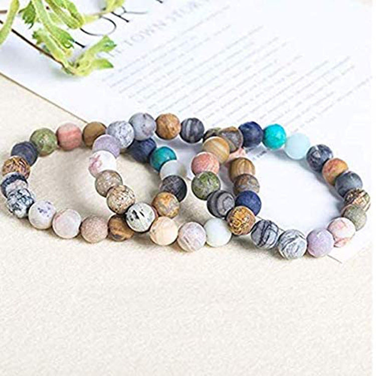Hot-Selling Universe Galaxy Solar System Eight Planets Bracelet Guardian Star Natural Stone Bead Bracelet Seven Meridians Bracelet