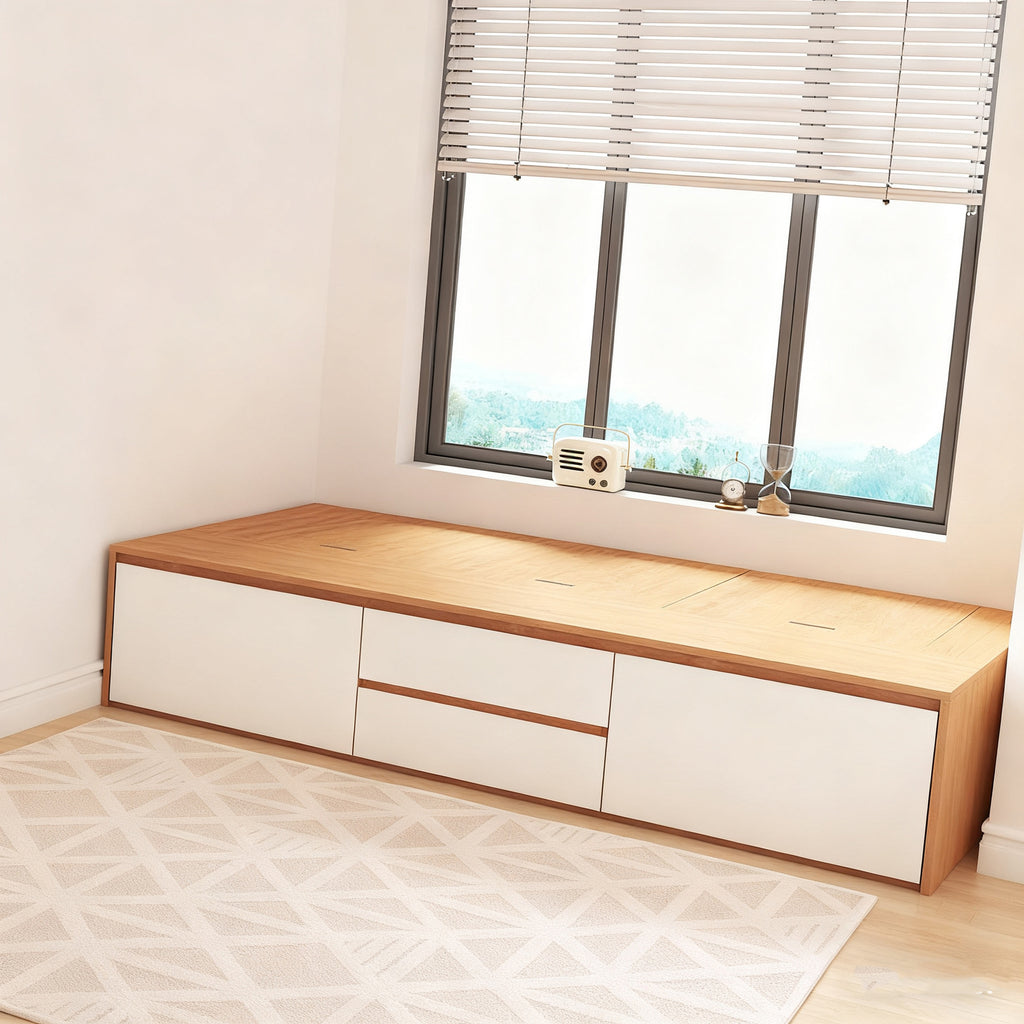 Custom Aluminum Alloy Bed Frame Without Headboard High Box Storage Integrated Wardrobe Bed Manufacturer