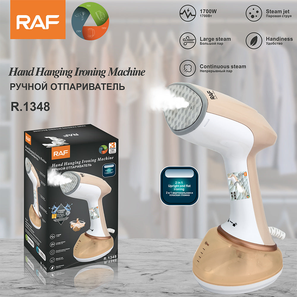 RAF EU Standard Handheld Electric Iron Steam Small with Base Mini Ironing Machine Garment Steamer Iron R1348