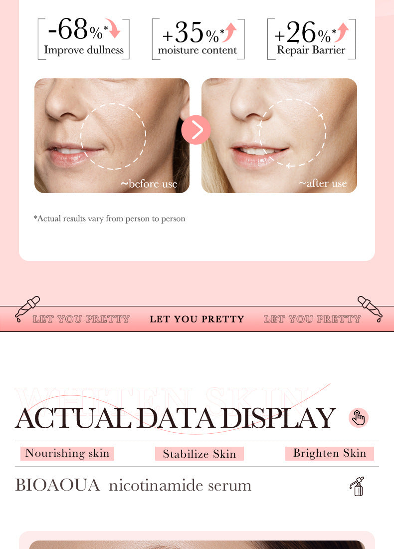 BIOAOUA Essence Series Hydrating and Nourishing Vitamins C Essence  Foreign Trade Factory Direct Sales