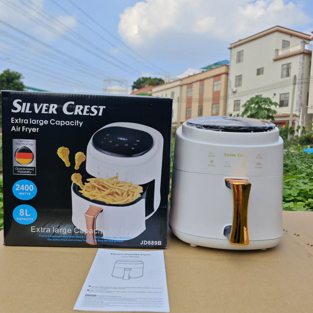 8LAir fryer Multifunctional Smart Touch Screen Oven Large Capacity Air Fryer Electric Fryer French Fries Machine