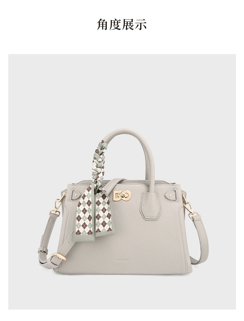 Elegant Handbag for Women Mother's Day Gift Birthday Light Luxury Versatile New Trendy Middle-aged Ladies Mom Bag Commuting