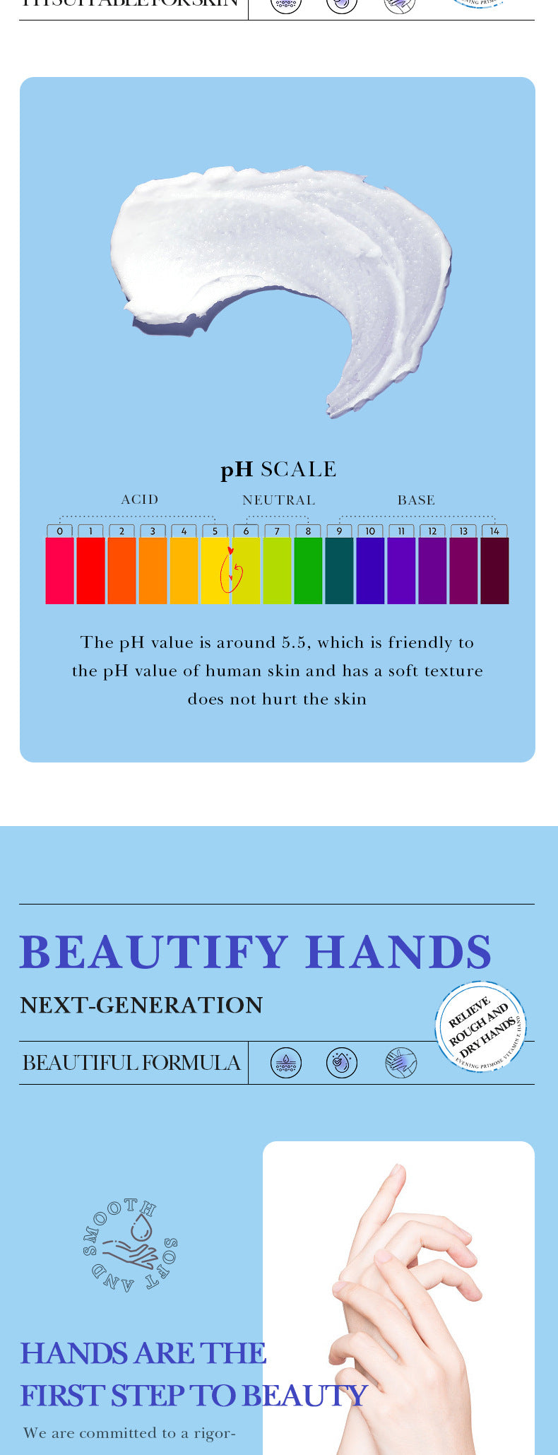 All English Vitamins E Hand cream SADOER Evening Primrose Hydrating Moisturizing Anti-Chapped  Wholesale