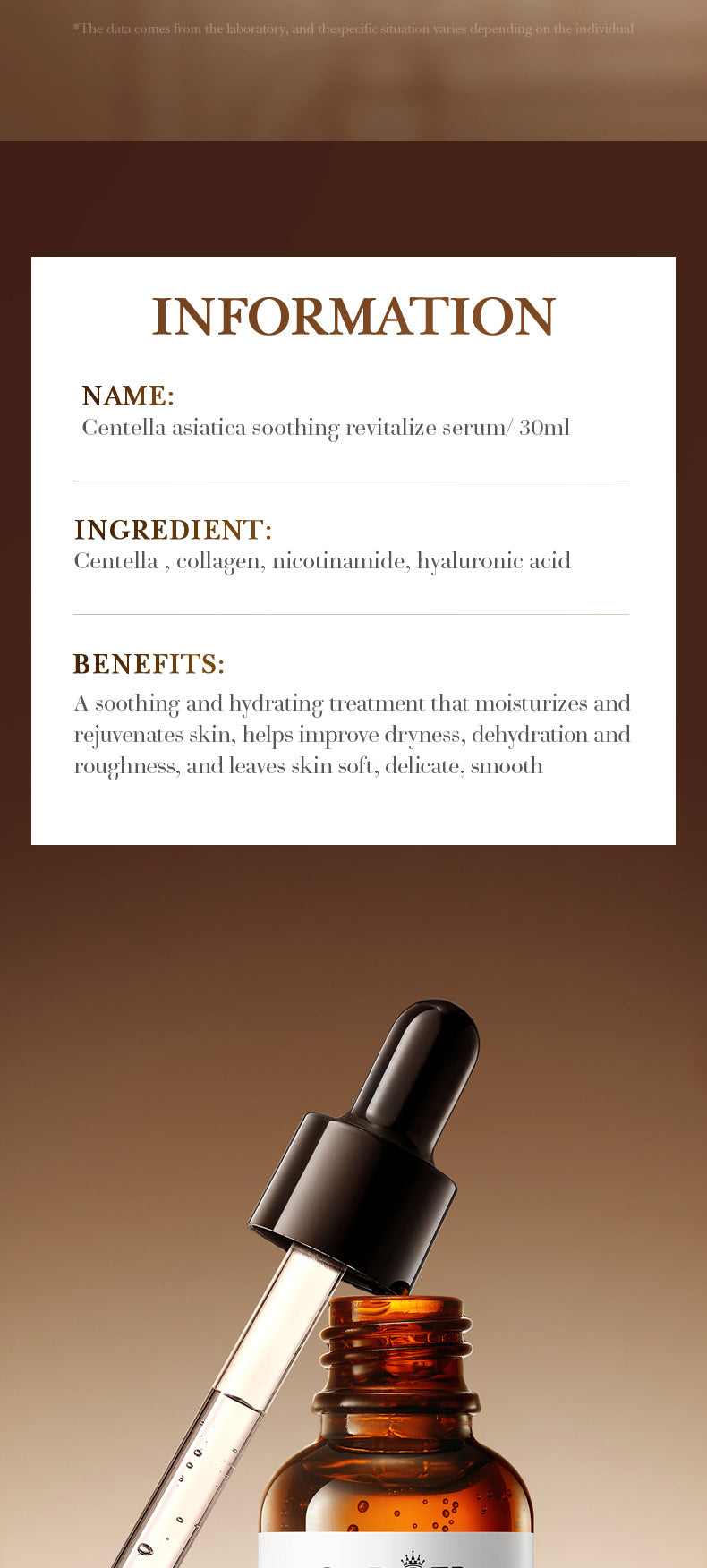 Hyaluronic Acid Hydrating Moisturizing Serum SADOER Skin rejuvenation and moisturizing essence liquid cross-border wholesale