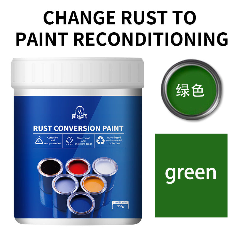 Water-based Anti-rust Paint Metal Paint Rust-free Rust Conversion Paint Color Steel Tile Renovation Rust Fixing Agent Multi-color Industrial Paint