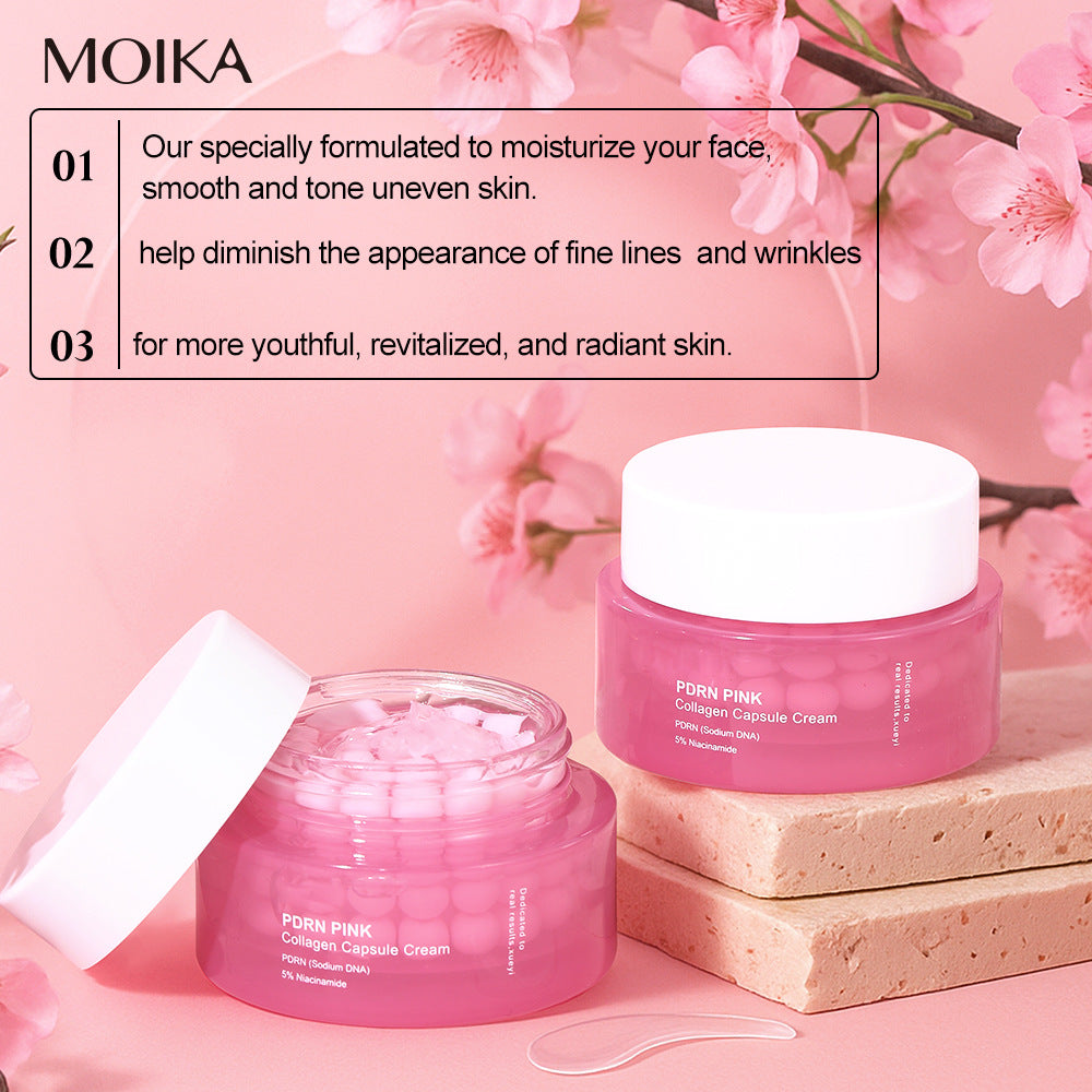 Specially designed Pink Collagen Particle Face Cream Firming Anti-Wrinkle Hydrating Moisturizing Jelly Face Cream logo