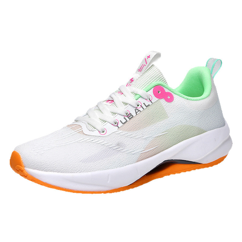 Summer Men's Fashion Breathable Sneakers Student Outdoor Trendy Lace-up Thick-soled Low-top Casual Running Shoes