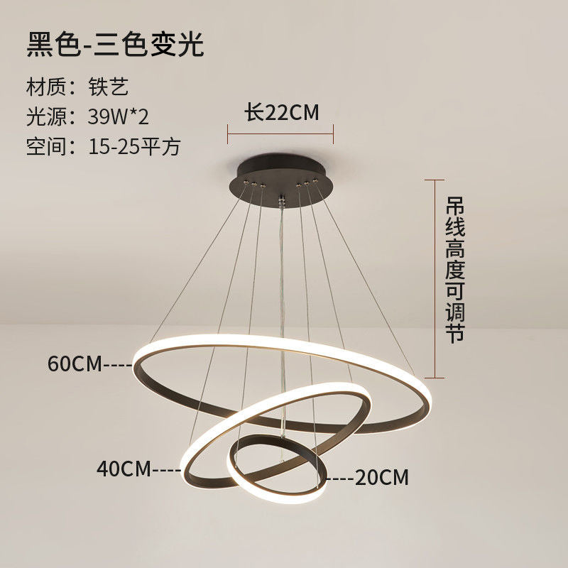 Northern Europe led Restaurant Chandelier Modern Minimalist Bar Table Lamp Bedroom Room Lamp Dining Room Unique2025New Lamps