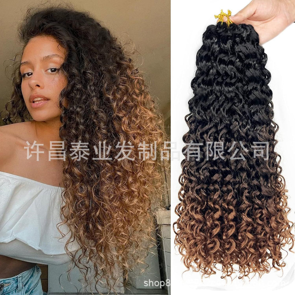 European and American Foreign Trade Cross-Border Wig African Curl Dreadlocks Crochet Hair GoGo Curl Crochet Hair Wig
