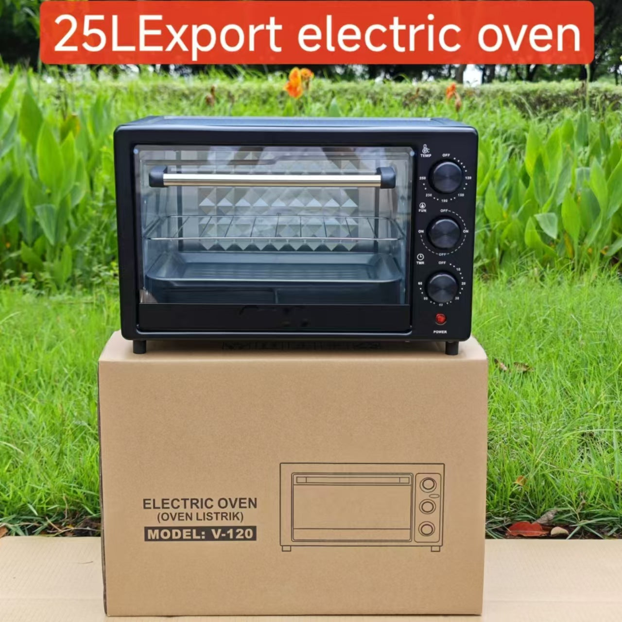 15L Oven Household Multi-Functional Small Double-Layer Baking12L Oven~48L Large Capacity Electric Air Circulation