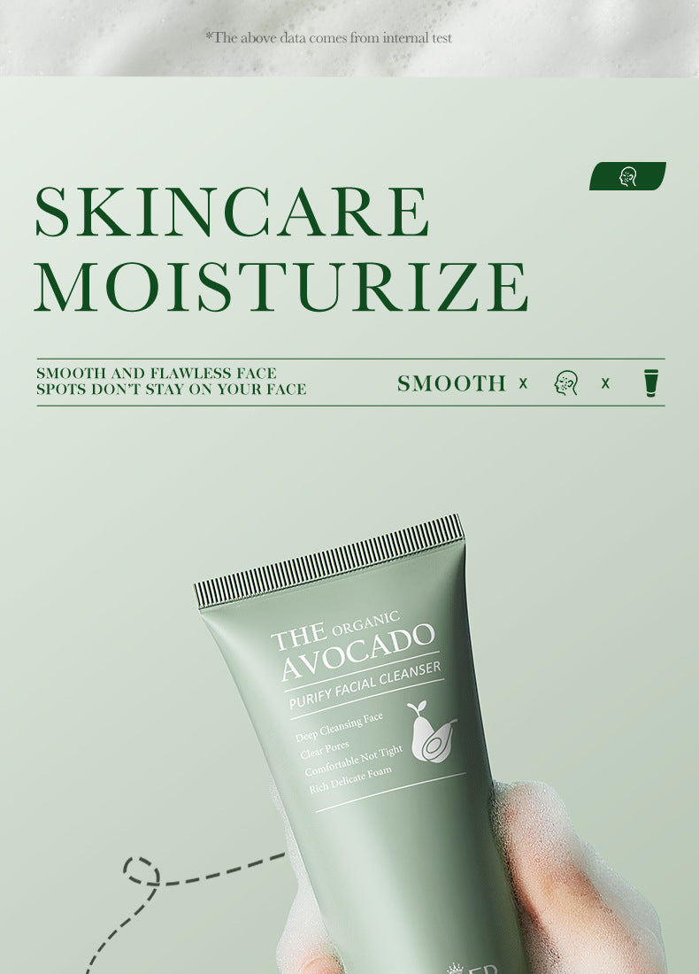 Full English Avocado Skincare Set SADOER Cleansing, moisturizing and moisturizing six-piece set  foreign trade wholesale