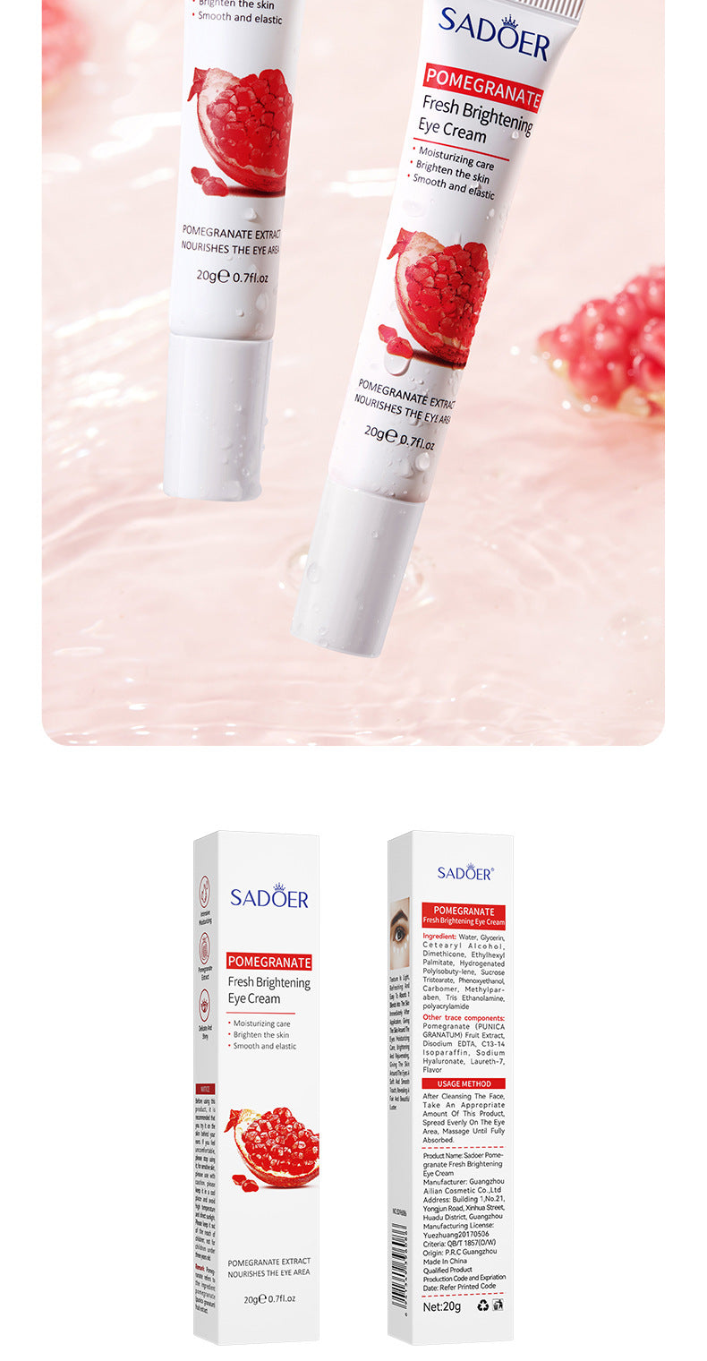 Red Pomegranate Skincare Set SADOER Hydrating Moisturizing Cleansing Nourishing  Wholesale