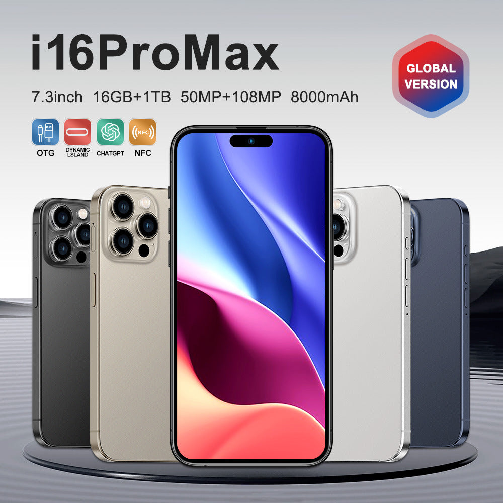 i16 ProMax Android Smartphone16+1T Shopee E-commerce(Popular)