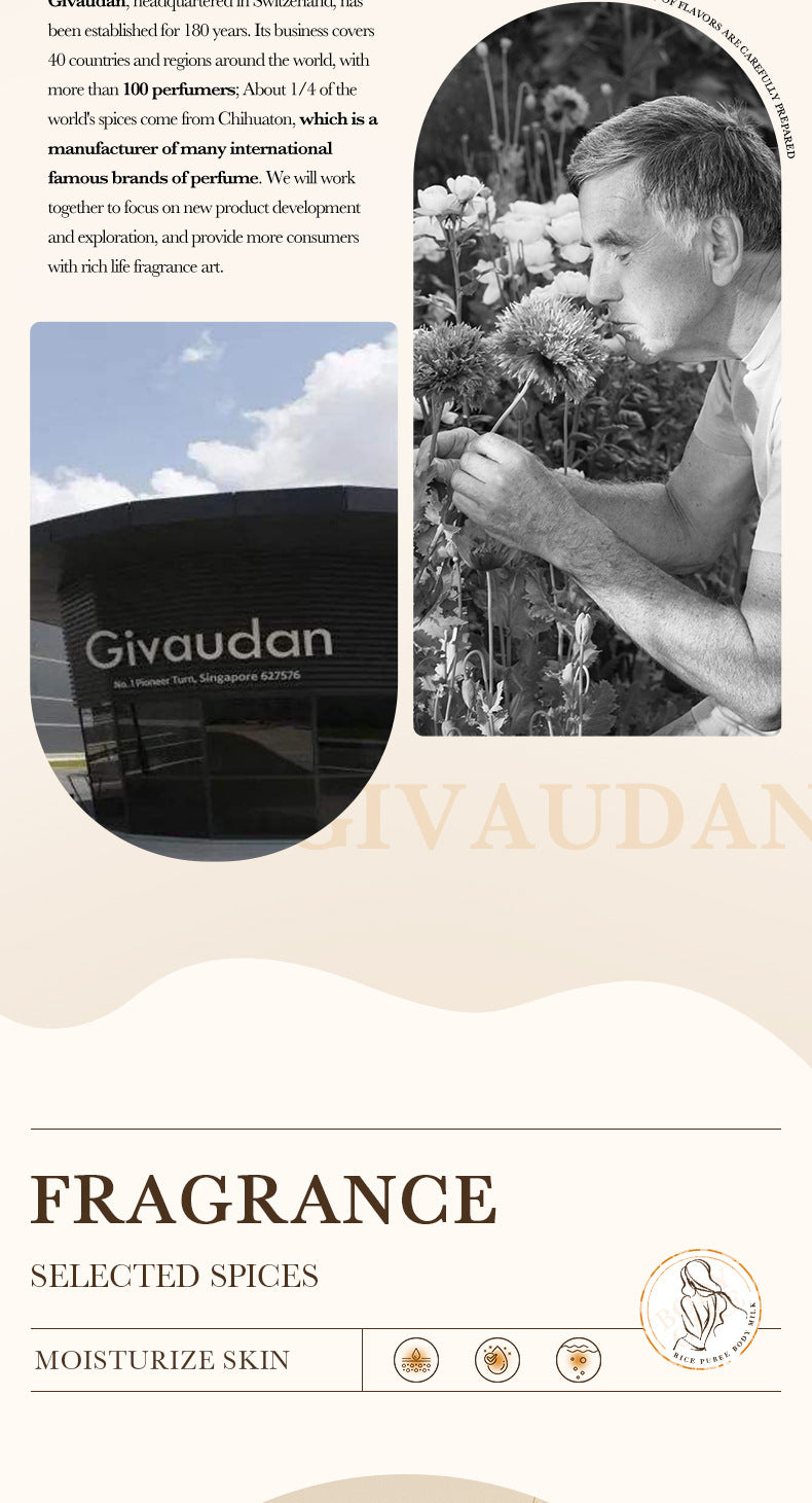 Full English Rice Skincare Set BIOAOUA Rice Puree Series Six-Piece Set Box  Wholesale