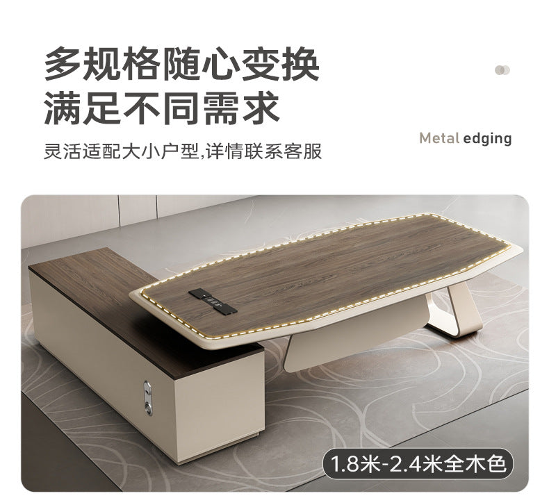 Office Desk Boss Desk Simple Modern Executive Desk Office Desk Office Chair Set Manager Desk President Desk