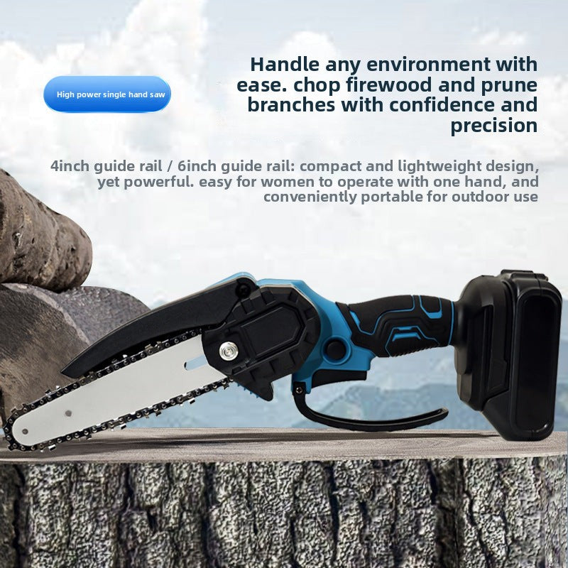 Handheld Electric Saw Small Pruning Saw Logging Saw Single Hand Saw Garden Saw Mini Electric Chain Saw Woodworking Saw4Inch6Inch