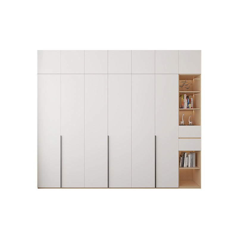 Wardrobe for Home Bedroom Modern Simple Double Door Economical Storage Cabinet for Rental Small Apartment Children's Wardrobe