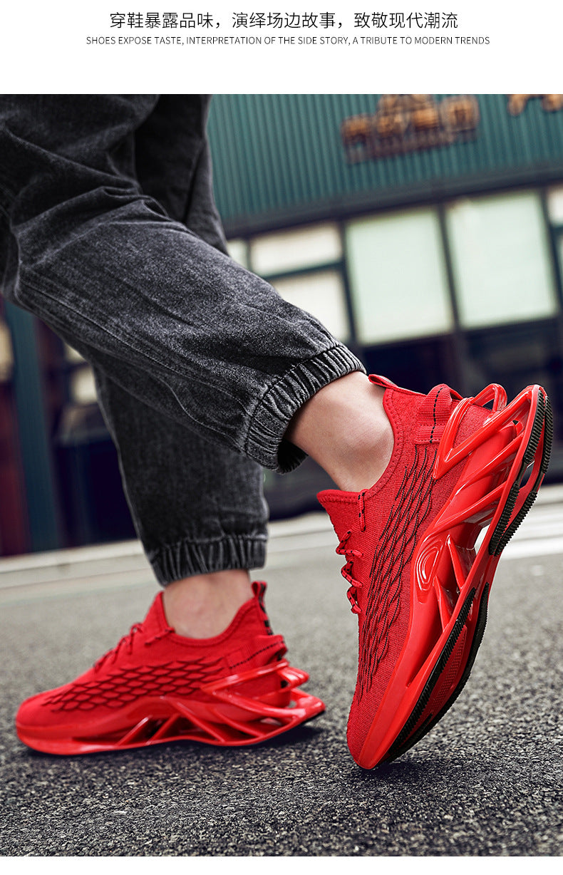 2025Spring and Summer New Large Size Men's Sports Running Shoes Versatile Student Blade Shoes Casual Trendy Shoes for Men