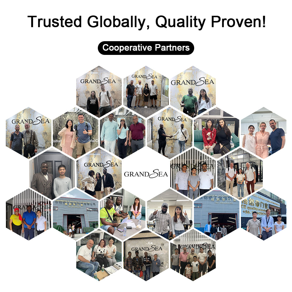 Hurricane Resistant Thermal Insulation Double Glazed Modern Exterior Door Modern Design Aluminum Lowe Glass Sliding Door