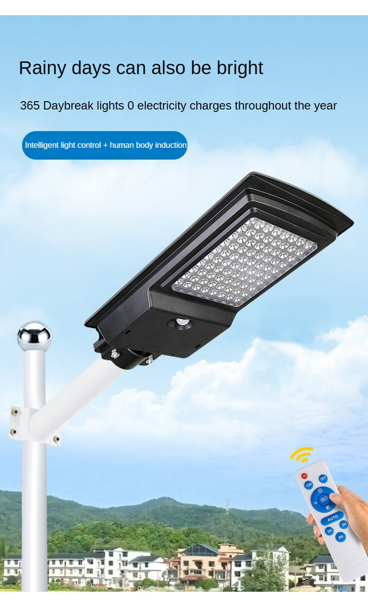High Quality Outdoor Waterproof Integrated Led Human Body Induction Solar Street Light