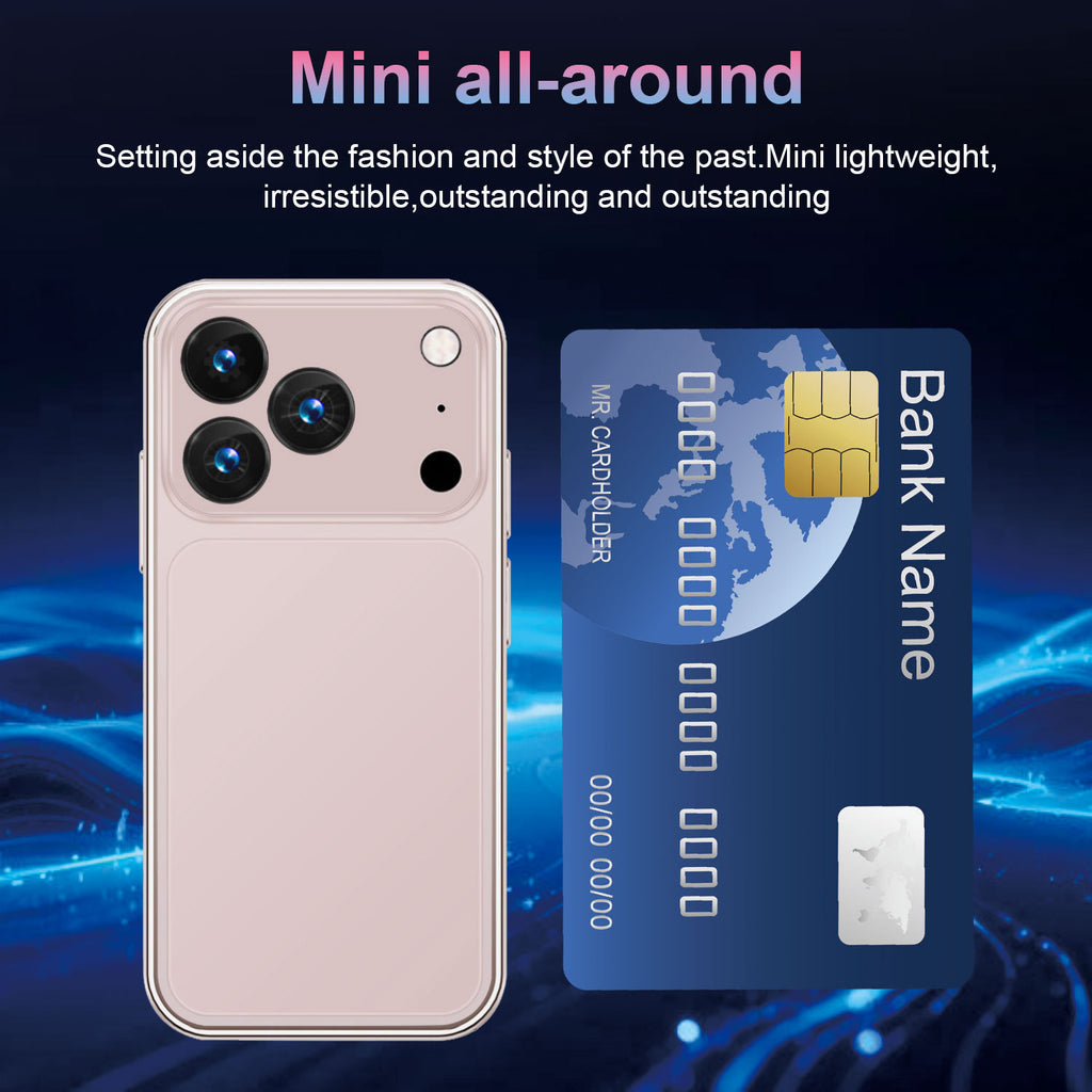 Hot Selling Product Mini i17Mini Smartphone4+64G All-Network Dual-SIM Dual-Standby Android mini Mobile Phone