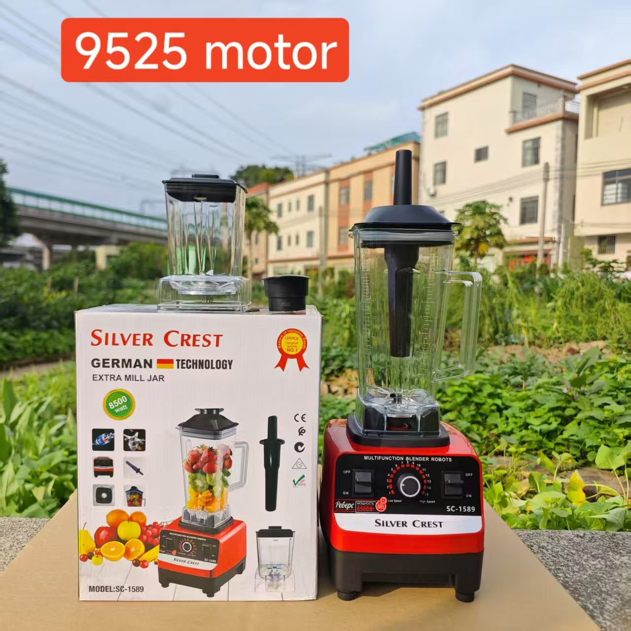 3L8in1blender  North America Europe Africa Stainless Steel Metal Blender Juicer Meat Grinder Multi-Functional