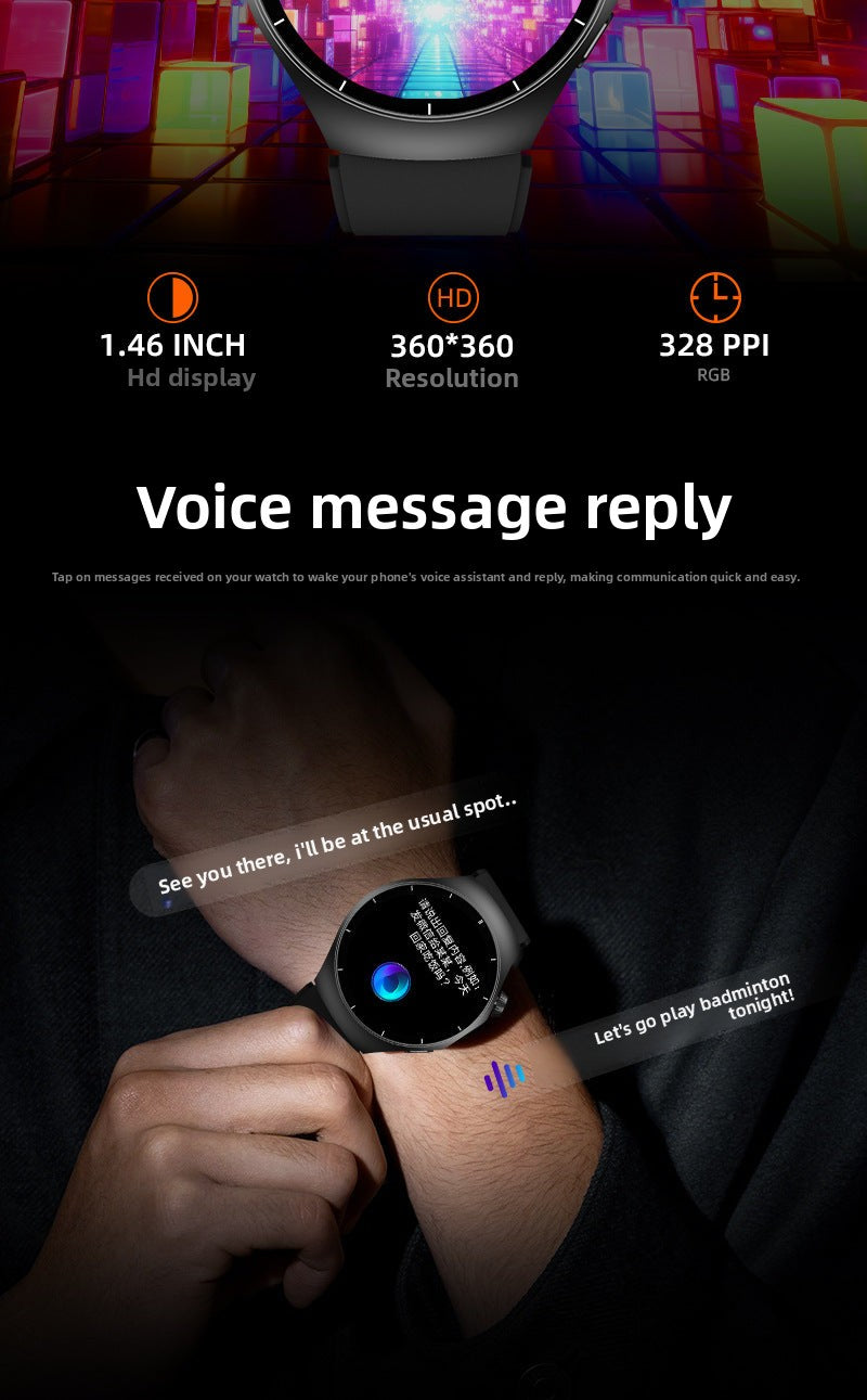 HW8 Pro+Smart Watch1.46inch Bluetooth Call Heart Rate Monitor Pedometer Sleep Monitor Smart Island Sports