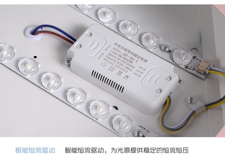 Macaron Solid Wood Ceiling Light led Bedroom Lamp Round Nordic Iron Art Room Lamp Creative Living Room Lamp for Home Use