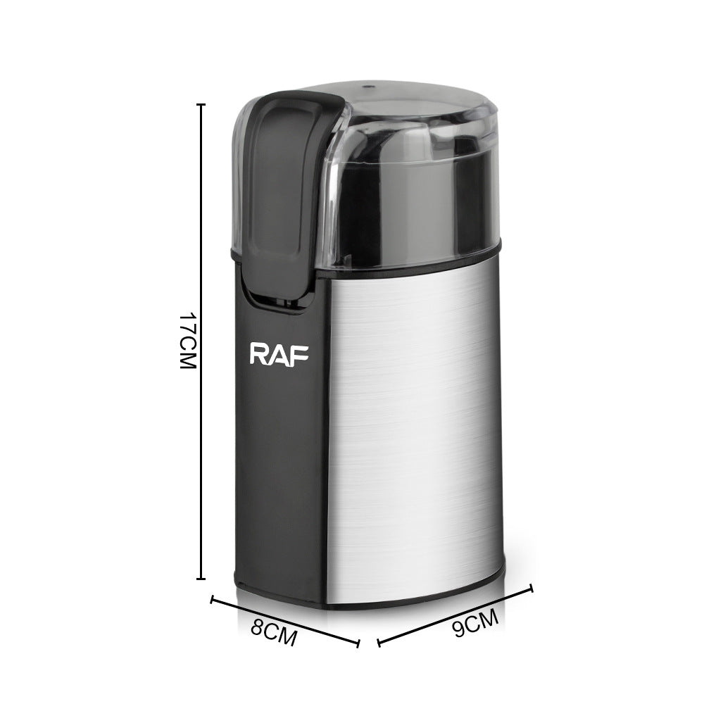 RAF European Standard Export Lightweight Coffee Grinder Household Fully Automatic Coffee Bean Grinder Dry Grinder
