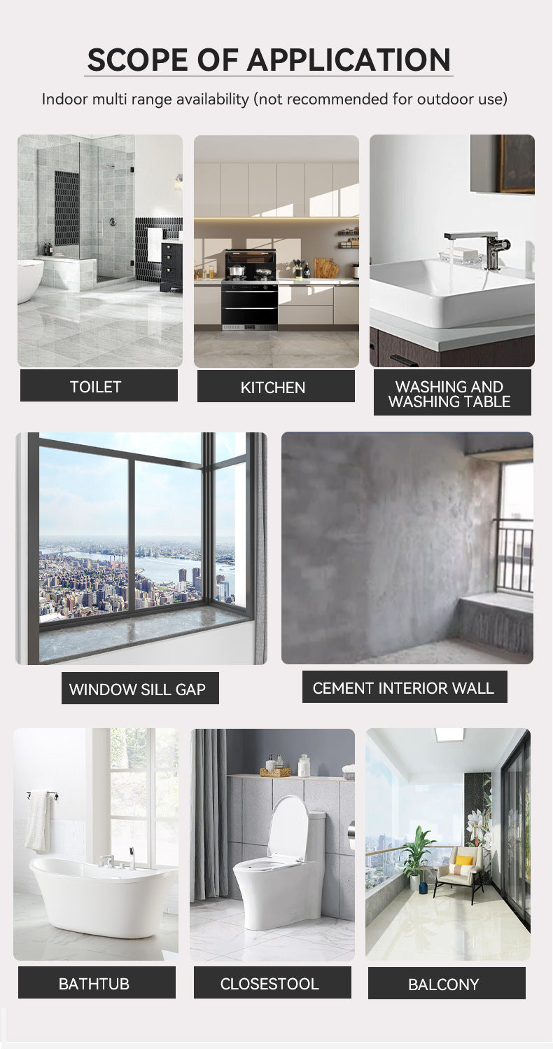 Transparent Waterproof Adhesive Custom Wholesale Exterior Wall Roof Bathroom No-Brick Breaking Leak Repair Coating Sealant