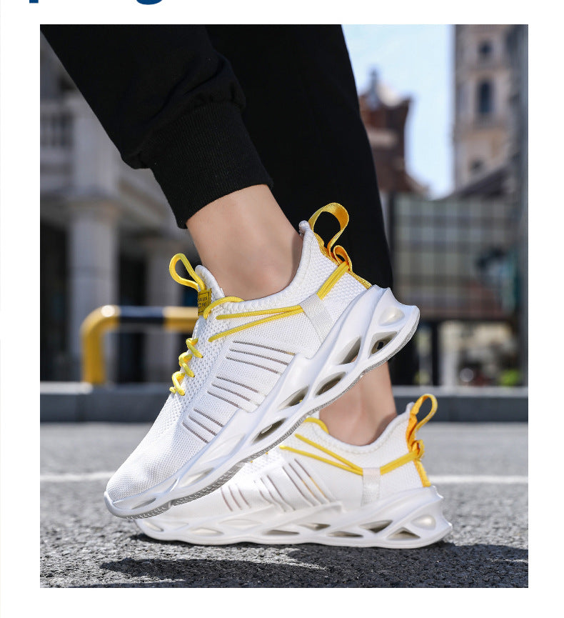 Summer Youth Coconut Shoes for Middle and High School Students, Breathable Mesh Blade Edge, Wear-resistant, Non-slip Sports Running Shoes, Casual Trendy Shoes