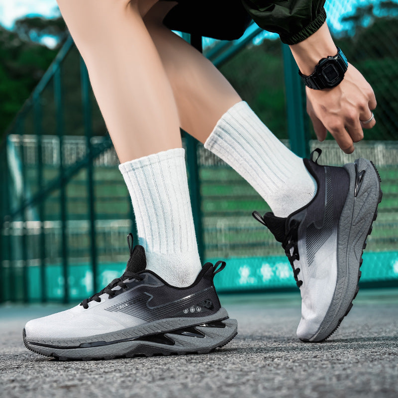 Sports Shoes Men2025New Breathable Anti-Slip Shock Absorption Sports Shoes Soft Sole Casual Lightweight Versatile Professional Fitness Shoes