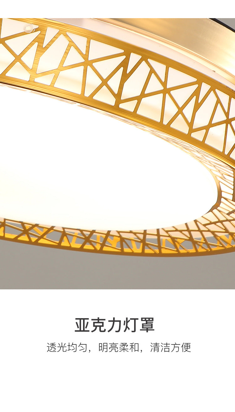 Ceiling Fan Light for Living Room, Bedroom, Dining Room, Nordic Postmodern Style, Luxury Lighted Electric Fan Ceiling Light