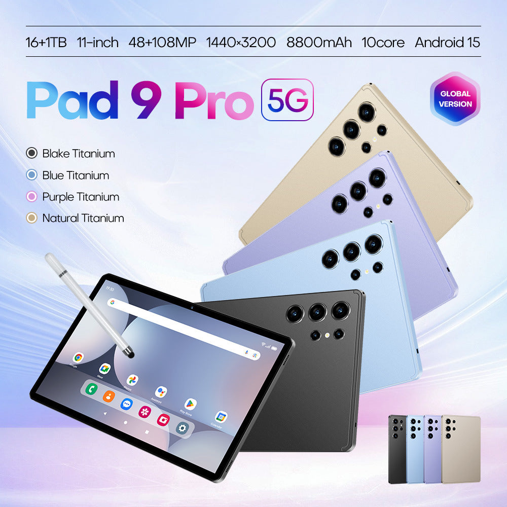 New products in stock Pad 9 Pro Tablet Pc10Inch16+1T Online Learning Game Tablet Factory Direct Sale