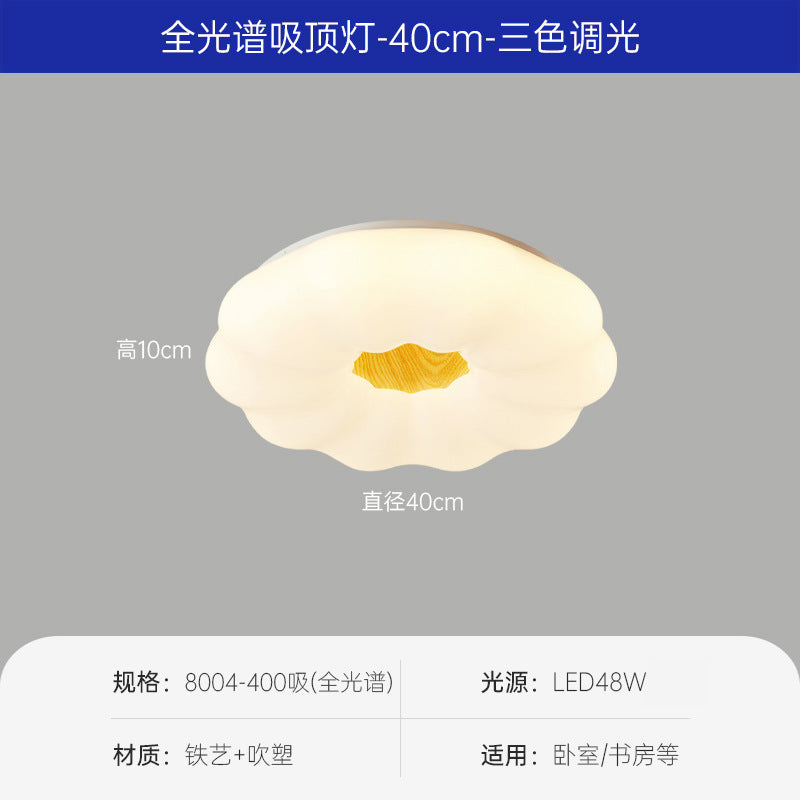 Creative2025New Year's New Warm Minimalist Cream Style Home Bedroom Ceiling Lamp Master Bedroom Lamp Simple Modern