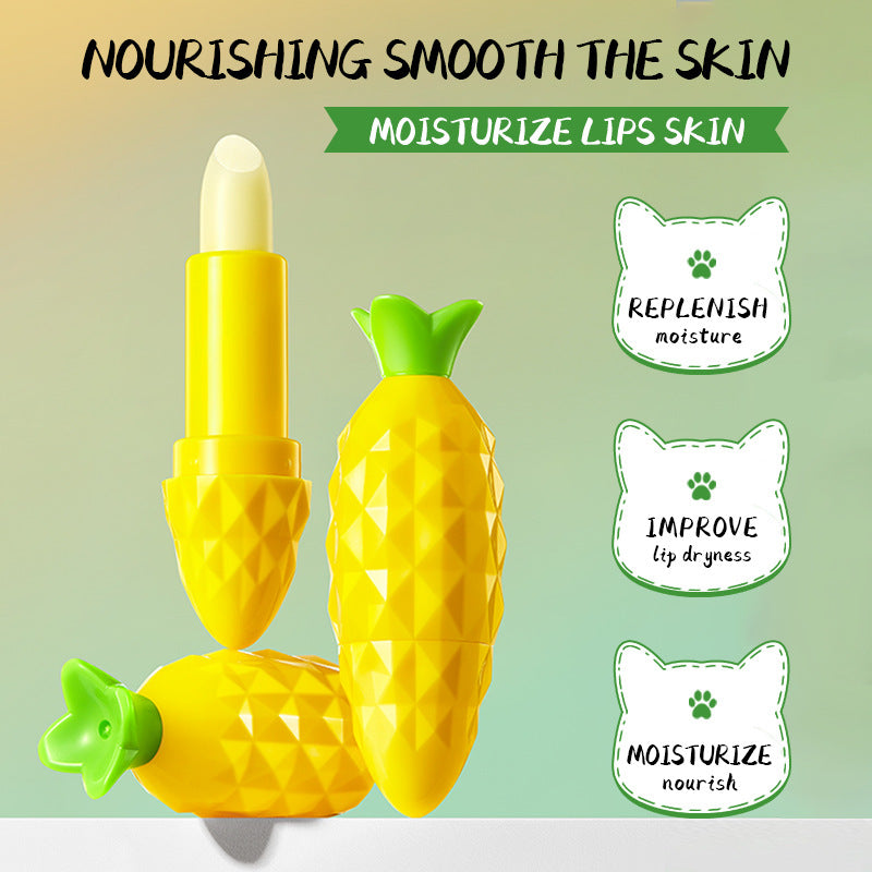 Pineapple Lip Balm SADOER Autumn and winter moisturizing lip balm wholesale for cross-border trade