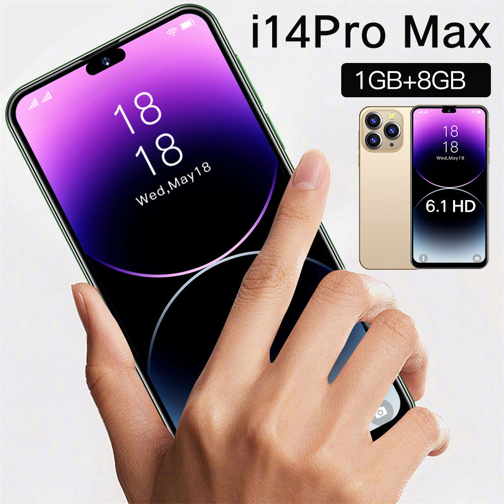 i14 ProMax Smartphone6.8Inch Full HD Screen3+64G Android4G Mobile Phone Factory In Stock Wholesale