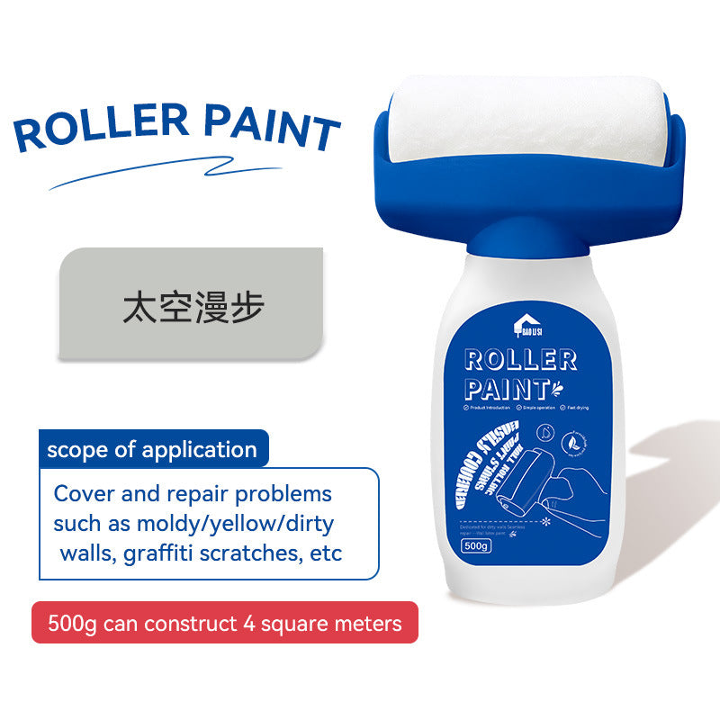 Large Roller Paint for Walls Manufacturer Water-based Odorless Graffiti Stain Covering Latex Paint White Wall Repair Paint