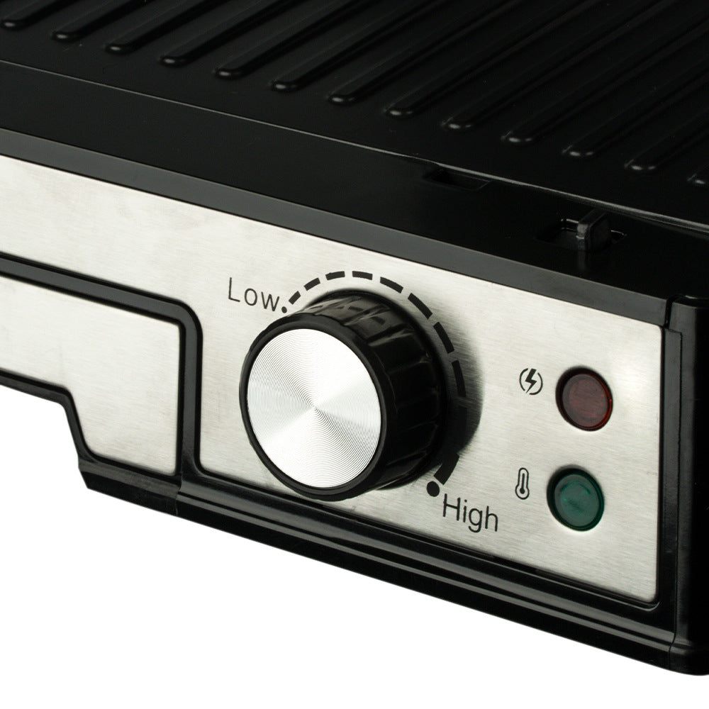 Exclusive for   Home Use Barbecue Sausage Grill Burger Steak Grill Machine Panini Grill Machine Detachable Tray Europe