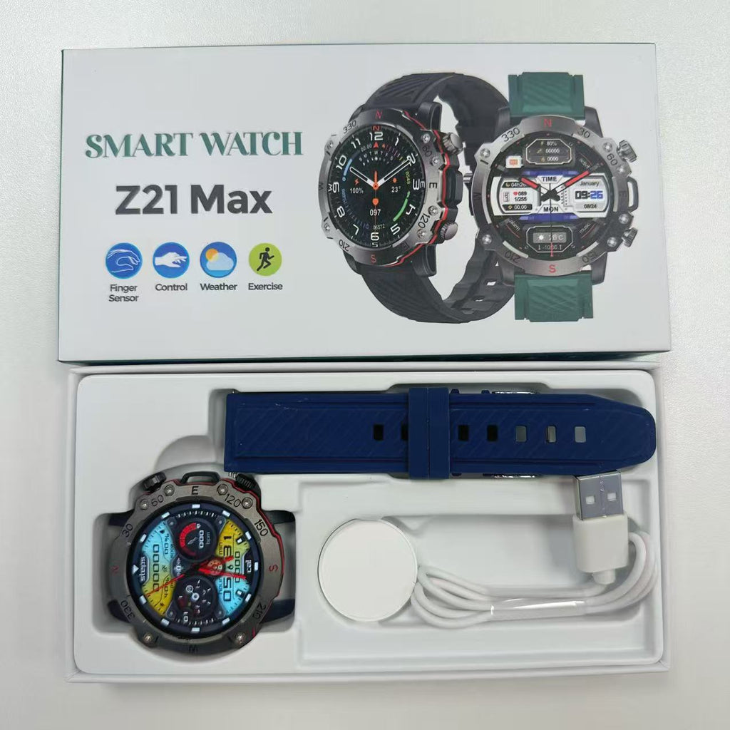 Z21Max Smart Watch1.52inch Bluetooth Call True Heart Rate Pedometer Sleep Monitor Three-Proof Sports New Model