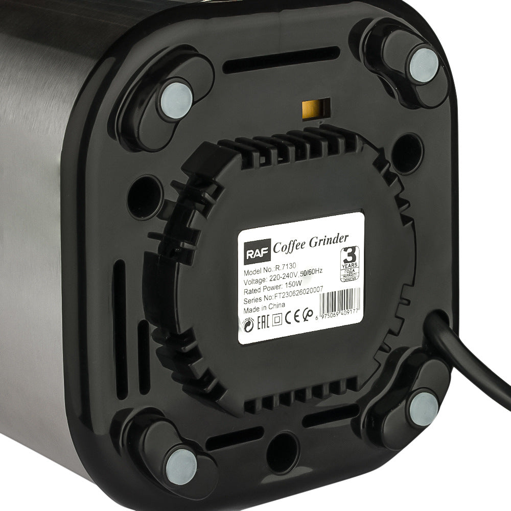 RAF Home Use Lightweight Grinding Cup Electric Coffee Grinder 2-in-1 Portable Coffee Bean Grinder R.7130