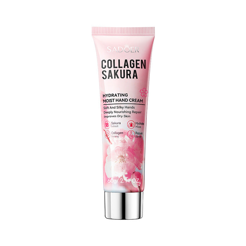 Sakura Mask Box SADOER Collagen Moisturizing Rejuvenating Hydrating Mask Cross-Border Wholesale