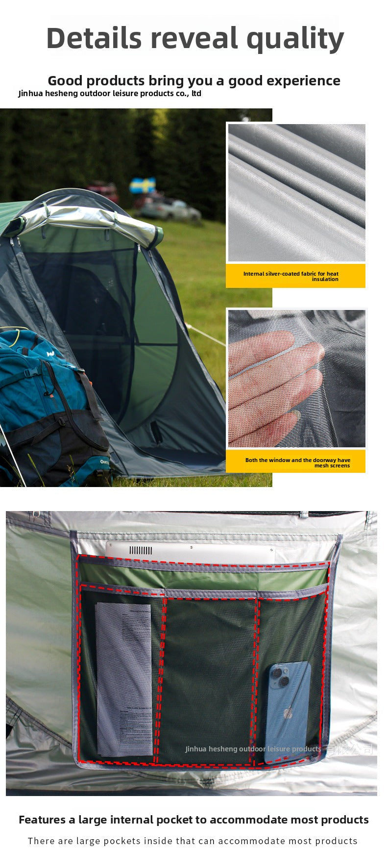 Tent Fully Automatic Folding Quick Open Sunshade Park Children Play Sand Camping Outdoor Portable Rainproof Sunproof