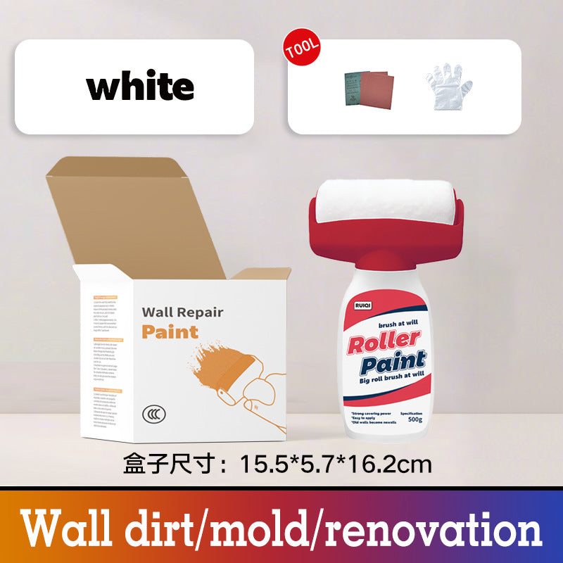 Large Roller Paint White Wall Graffiti Stain Covering Self-Painting Indoor Odorless White Wall Renovation Latex Paint Manufacturer